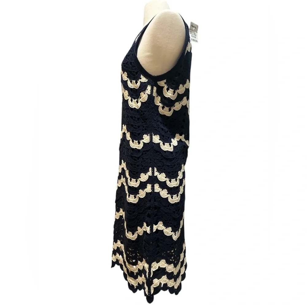 House of Harlow 1960 Black and Cream Lace Mini Dress - Picture 3 of 4